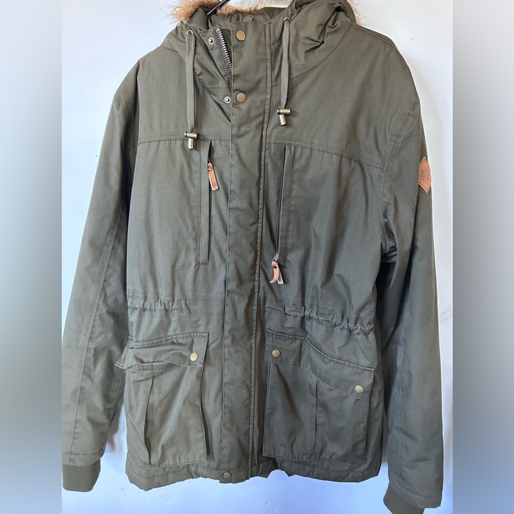ICEWEAR Iceland Logo Jacket - Olive Green